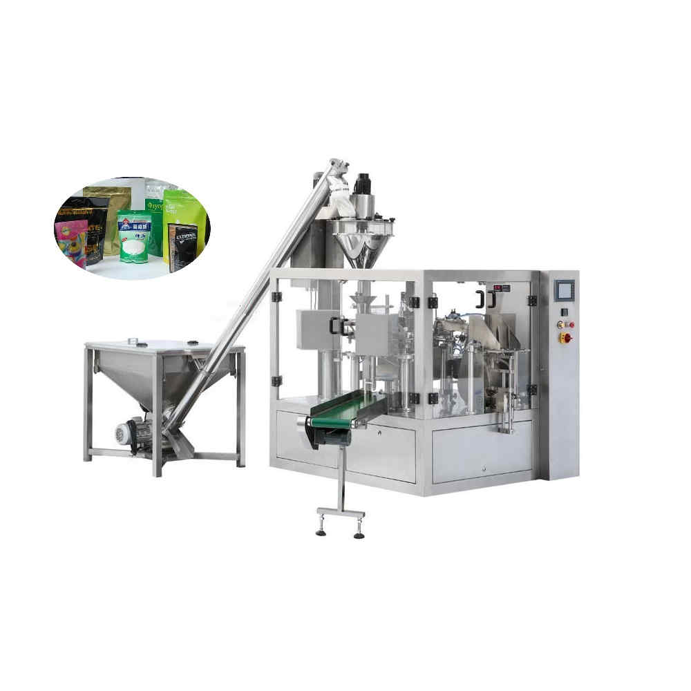 Automatic rotary bag packing machine for powder